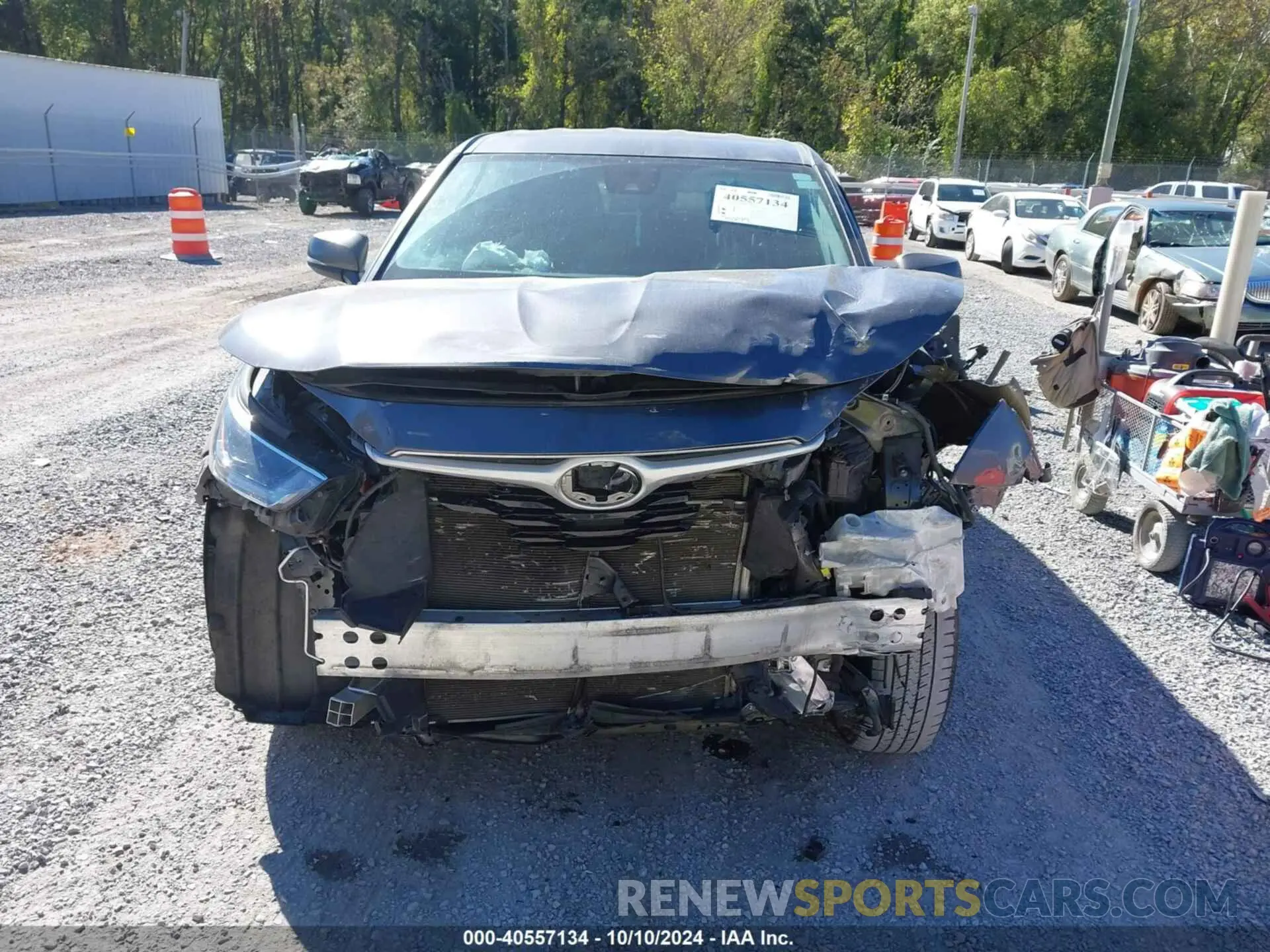 13 Photograph of a damaged car 5TDBZRBHXMS546863 TOYOTA HIGHLANDER 2021