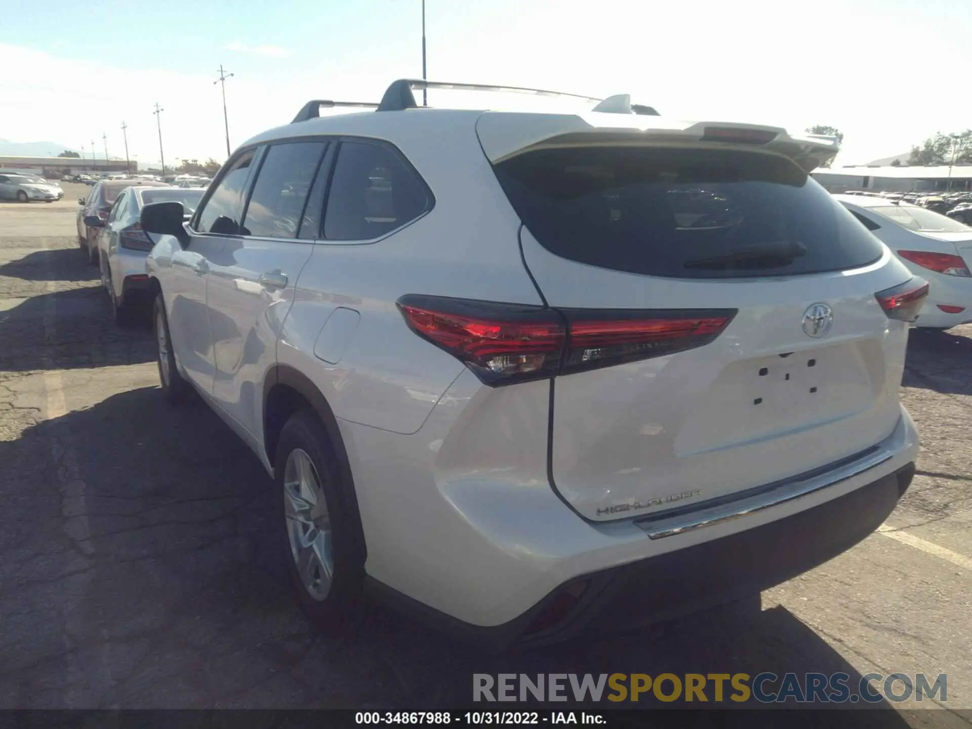 3 Photograph of a damaged car 5TDCZRAH1MS072940 TOYOTA HIGHLANDER 2021