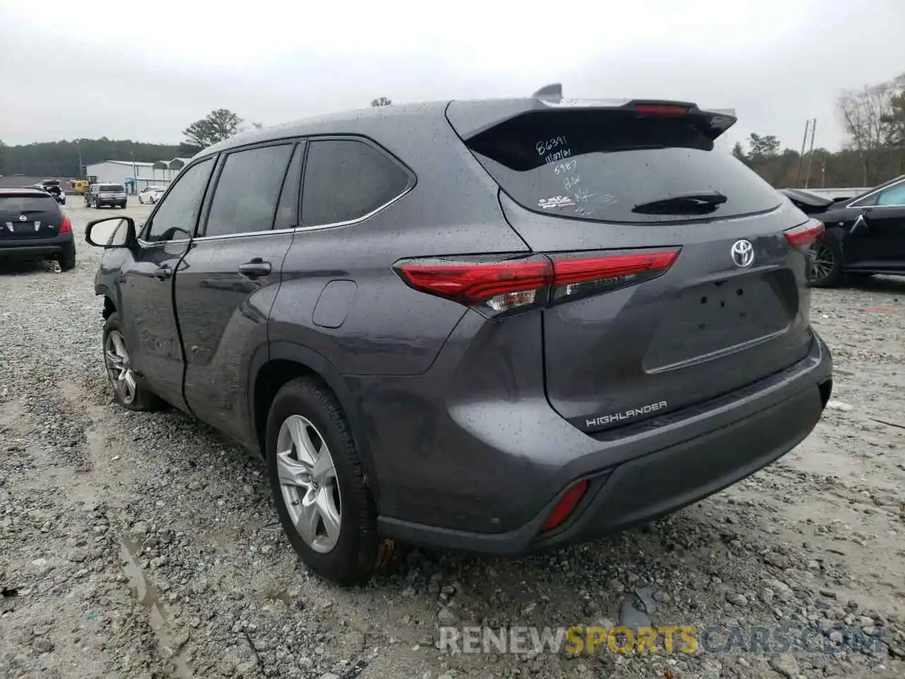 3 Photograph of a damaged car 5TDCZRAH2MS045987 TOYOTA HIGHLANDER 2021