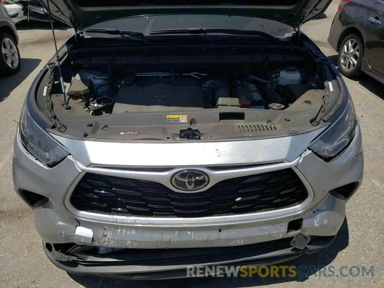 12 Photograph of a damaged car 5TDCZRAH2MS084806 TOYOTA HIGHLANDER 2021