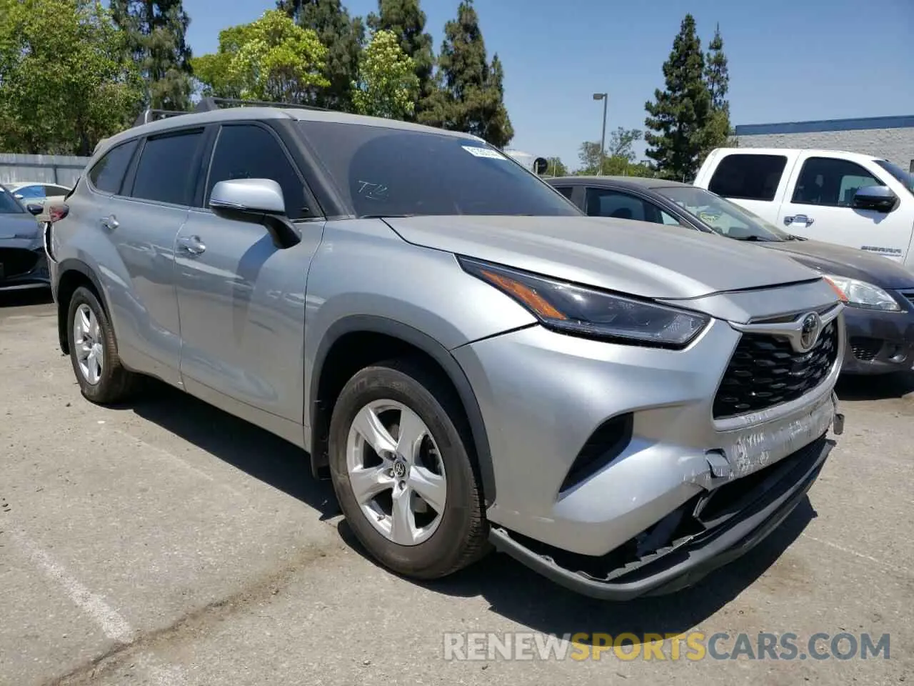 4 Photograph of a damaged car 5TDCZRAH2MS084806 TOYOTA HIGHLANDER 2021