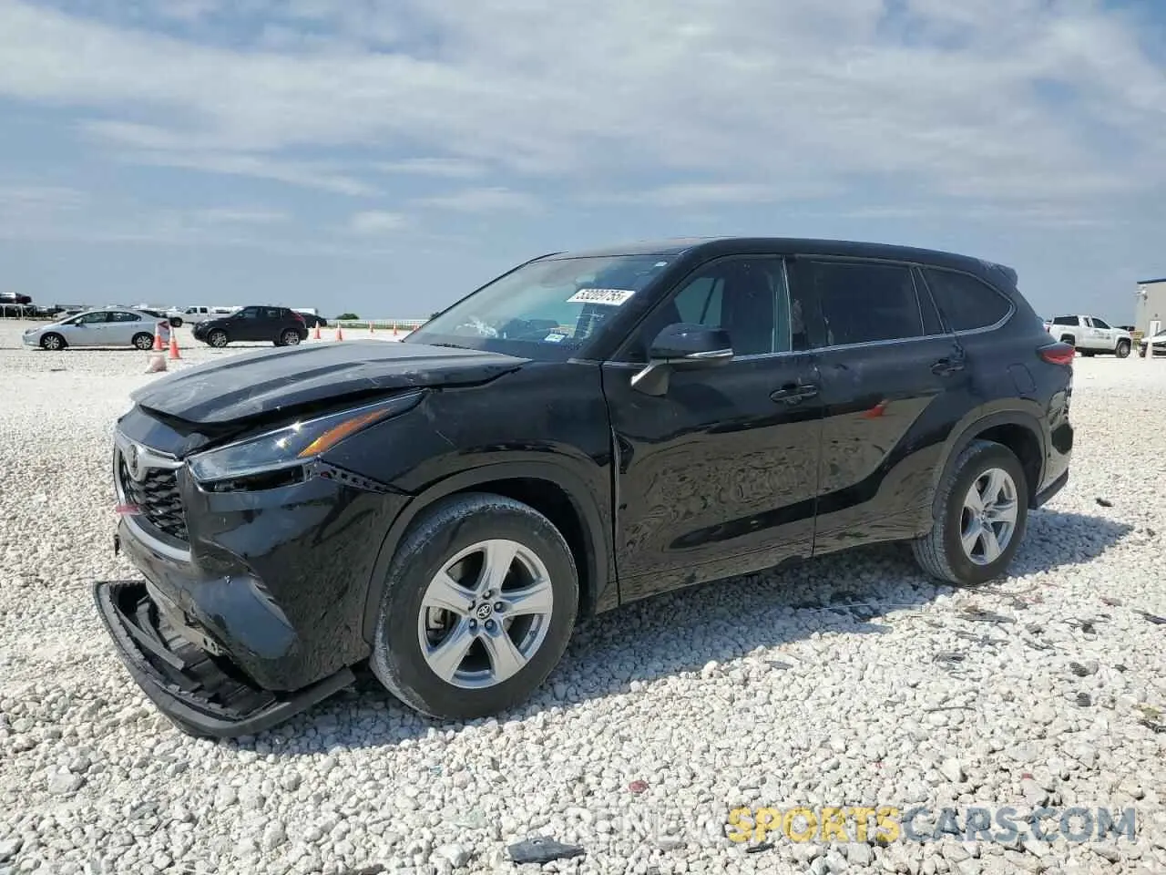 1 Photograph of a damaged car 5TDCZRAH3MS076472 TOYOTA HIGHLANDER 2021