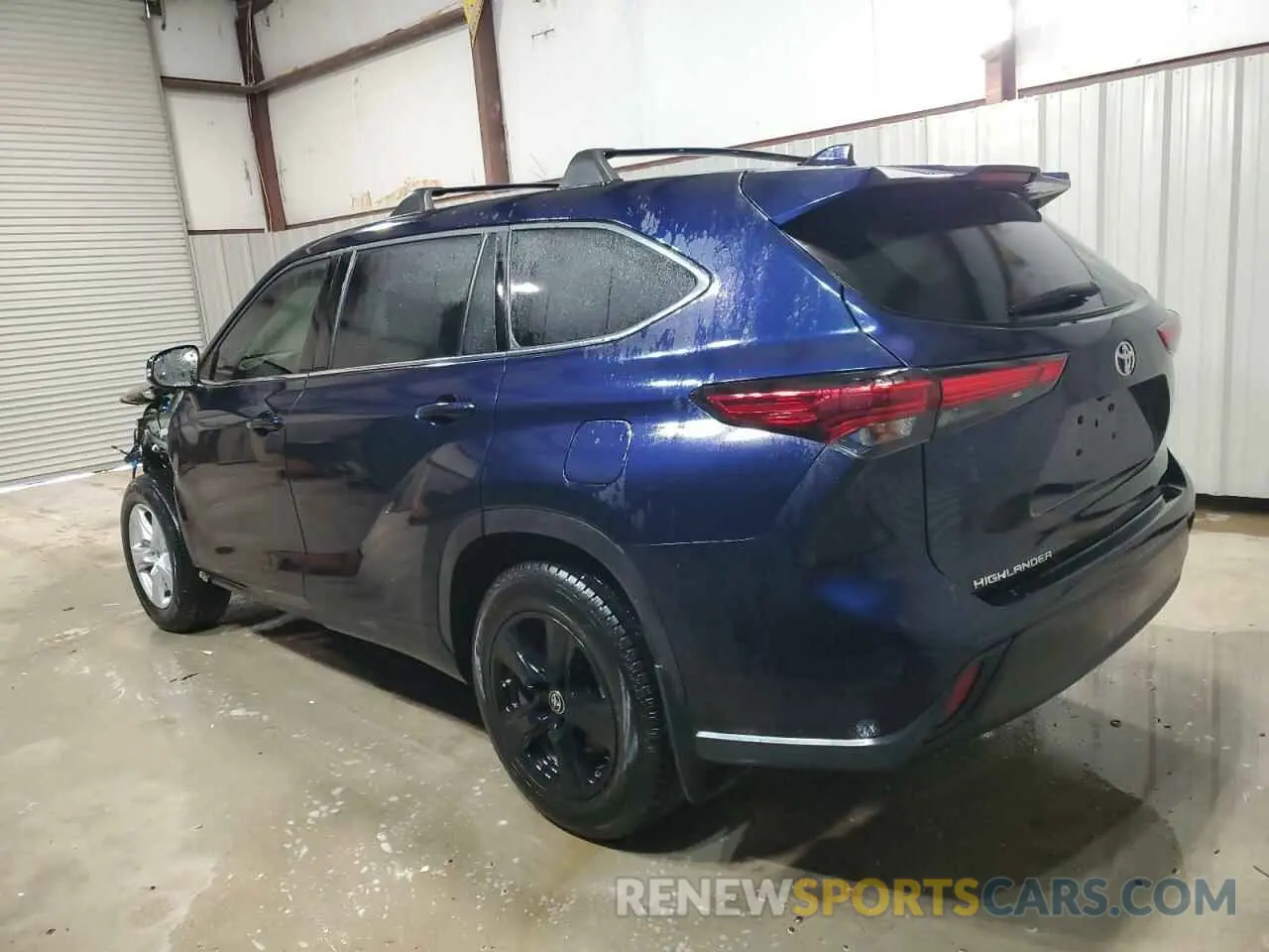 2 Photograph of a damaged car 5TDCZRAH3MS531241 TOYOTA HIGHLANDER 2021