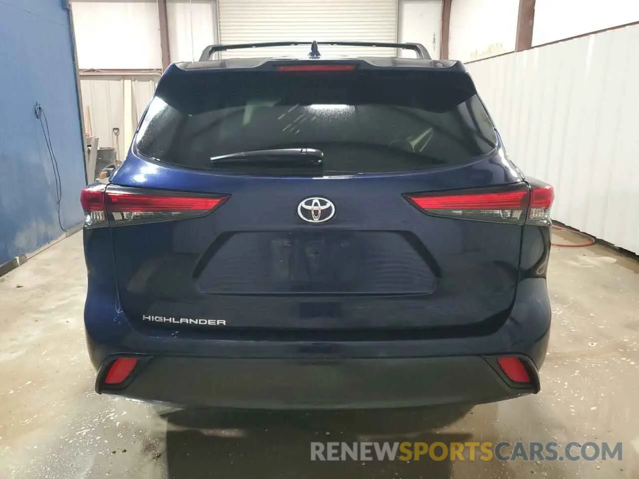 6 Photograph of a damaged car 5TDCZRAH3MS531241 TOYOTA HIGHLANDER 2021