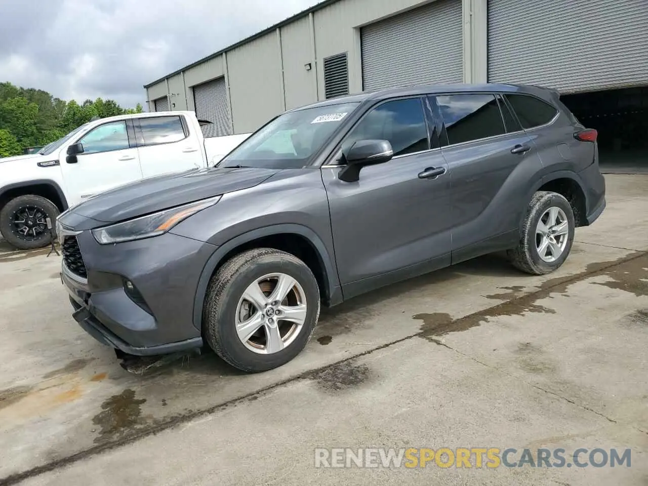 1 Photograph of a damaged car 5TDCZRAH4MS534715 TOYOTA HIGHLANDER 2021