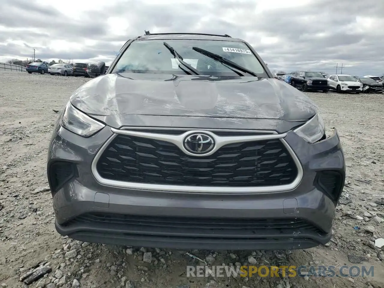 5 Photograph of a damaged car 5TDCZRAH5MS087019 TOYOTA HIGHLANDER 2021