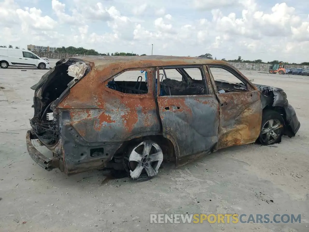 3 Photograph of a damaged car 5TDCZRAH6MS057978 TOYOTA HIGHLANDER 2021