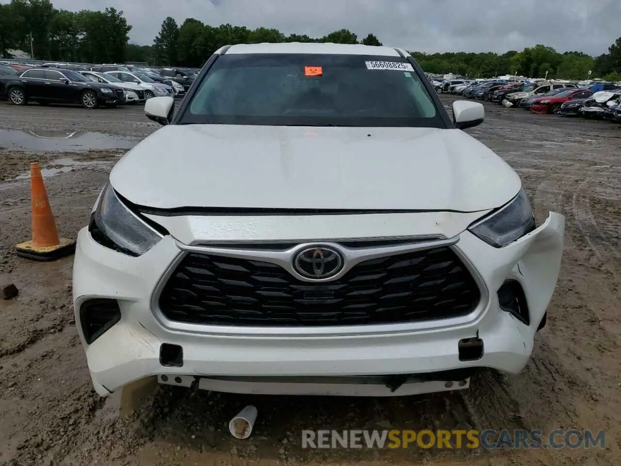 5 Photograph of a damaged car 5TDCZRAH6MS077003 TOYOTA HIGHLANDER 2021
