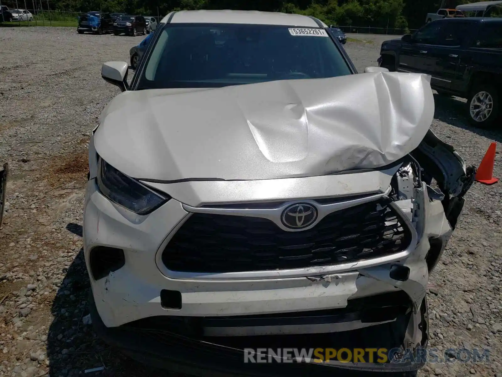 7 Photograph of a damaged car 5TDCZRAH6MS520296 TOYOTA HIGHLANDER 2021