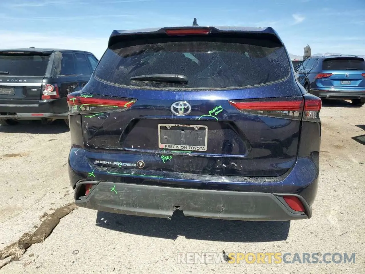 6 Photograph of a damaged car 5TDCZRAH7MS531162 TOYOTA HIGHLANDER 2021