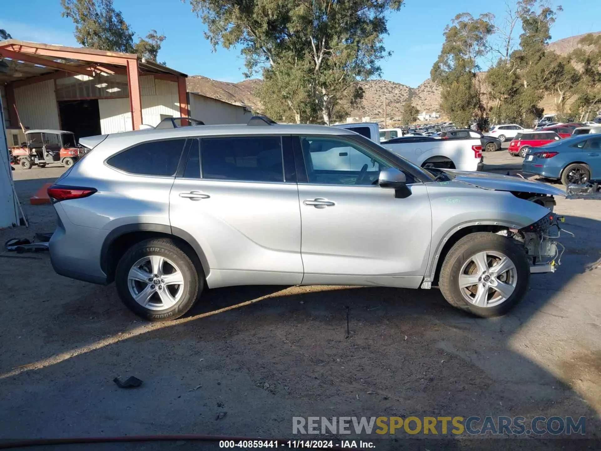 14 Photograph of a damaged car 5TDCZRAH7MS535969 TOYOTA HIGHLANDER 2021