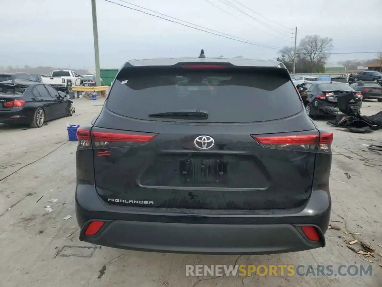 6 Photograph of a damaged car 5TDCZRAH8MS064494 TOYOTA HIGHLANDER 2021