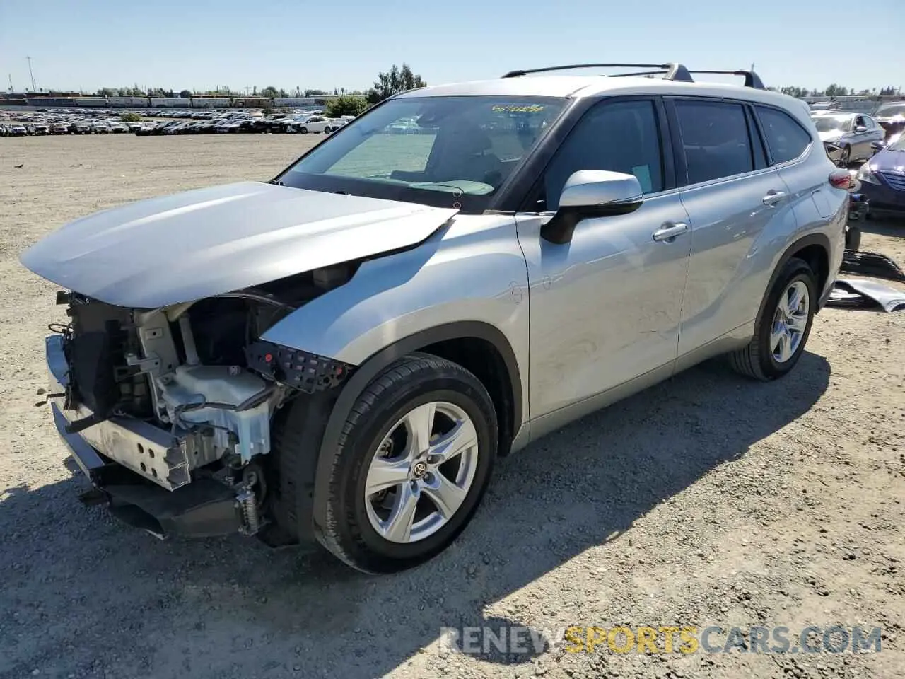 1 Photograph of a damaged car 5TDCZRAH8MS531199 TOYOTA HIGHLANDER 2021