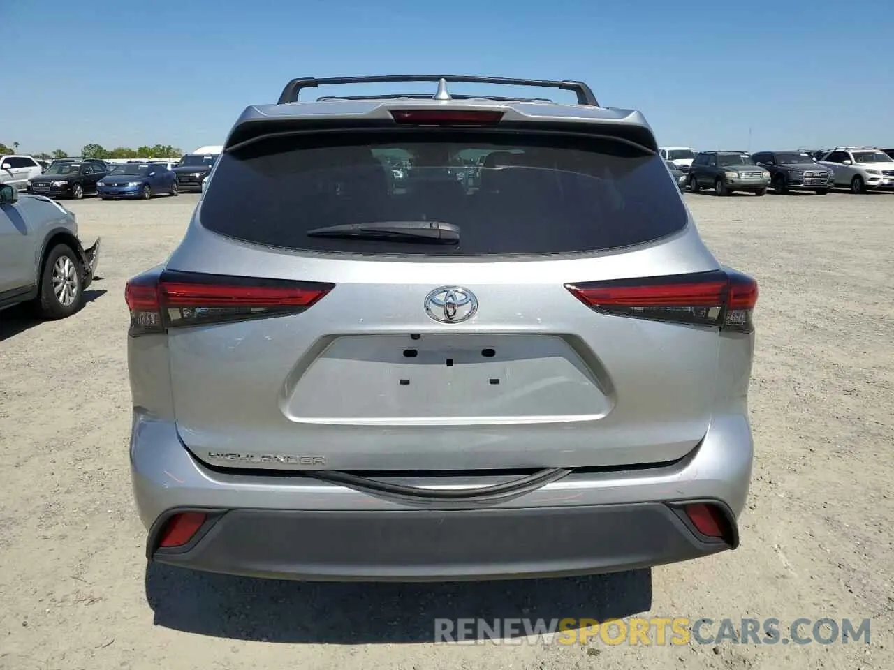 6 Photograph of a damaged car 5TDCZRAH8MS531199 TOYOTA HIGHLANDER 2021