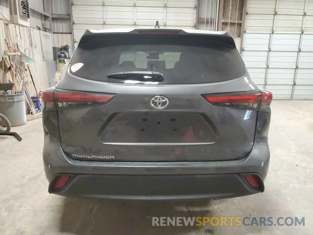 6 Photograph of a damaged car 5TDCZRAHXMS536808 TOYOTA HIGHLANDER 2021