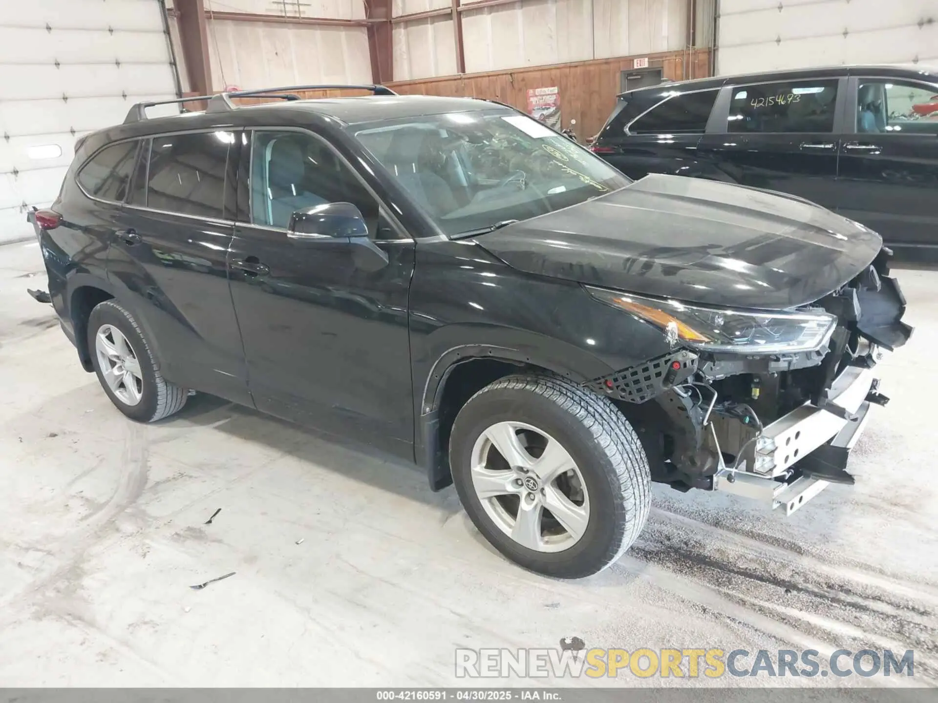 1 Photograph of a damaged car 5TDCZRBH1MS097741 TOYOTA HIGHLANDER 2021