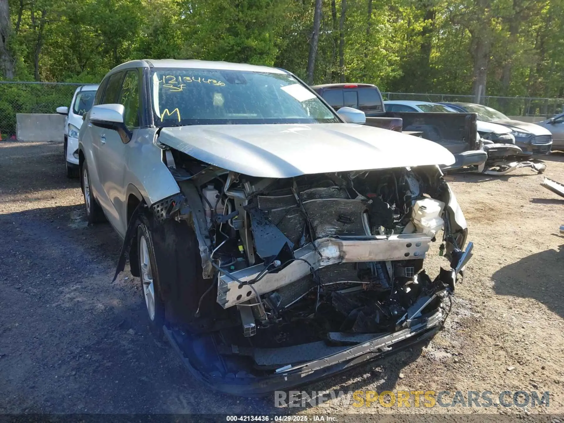 6 Photograph of a damaged car 5TDCZRBH1MS125621 TOYOTA HIGHLANDER 2021