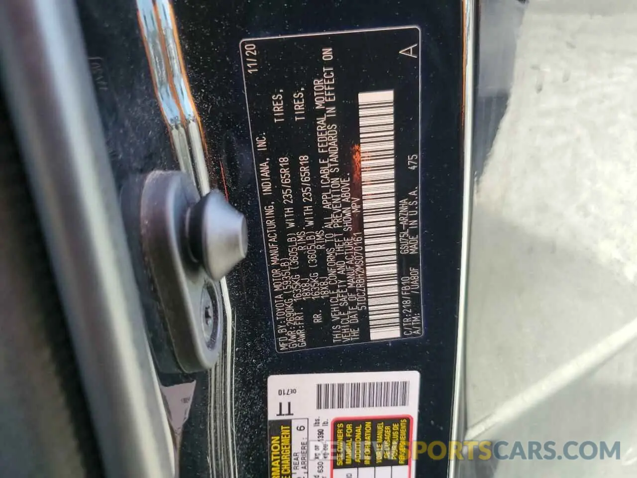 14 Photograph of a damaged car 5TDCZRBH2MS070161 TOYOTA HIGHLANDER 2021