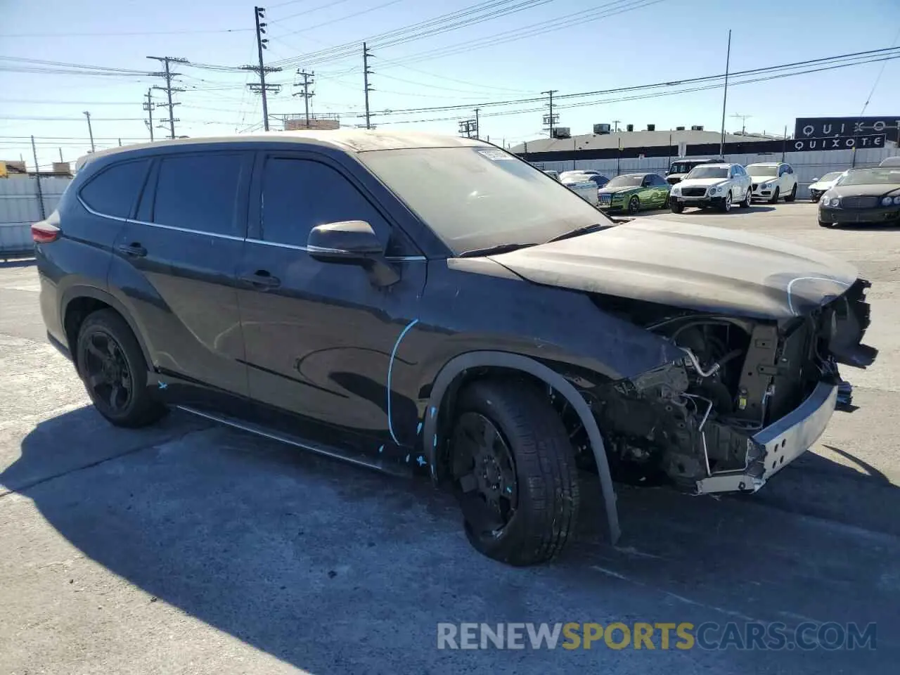 4 Photograph of a damaged car 5TDCZRBH2MS070161 TOYOTA HIGHLANDER 2021