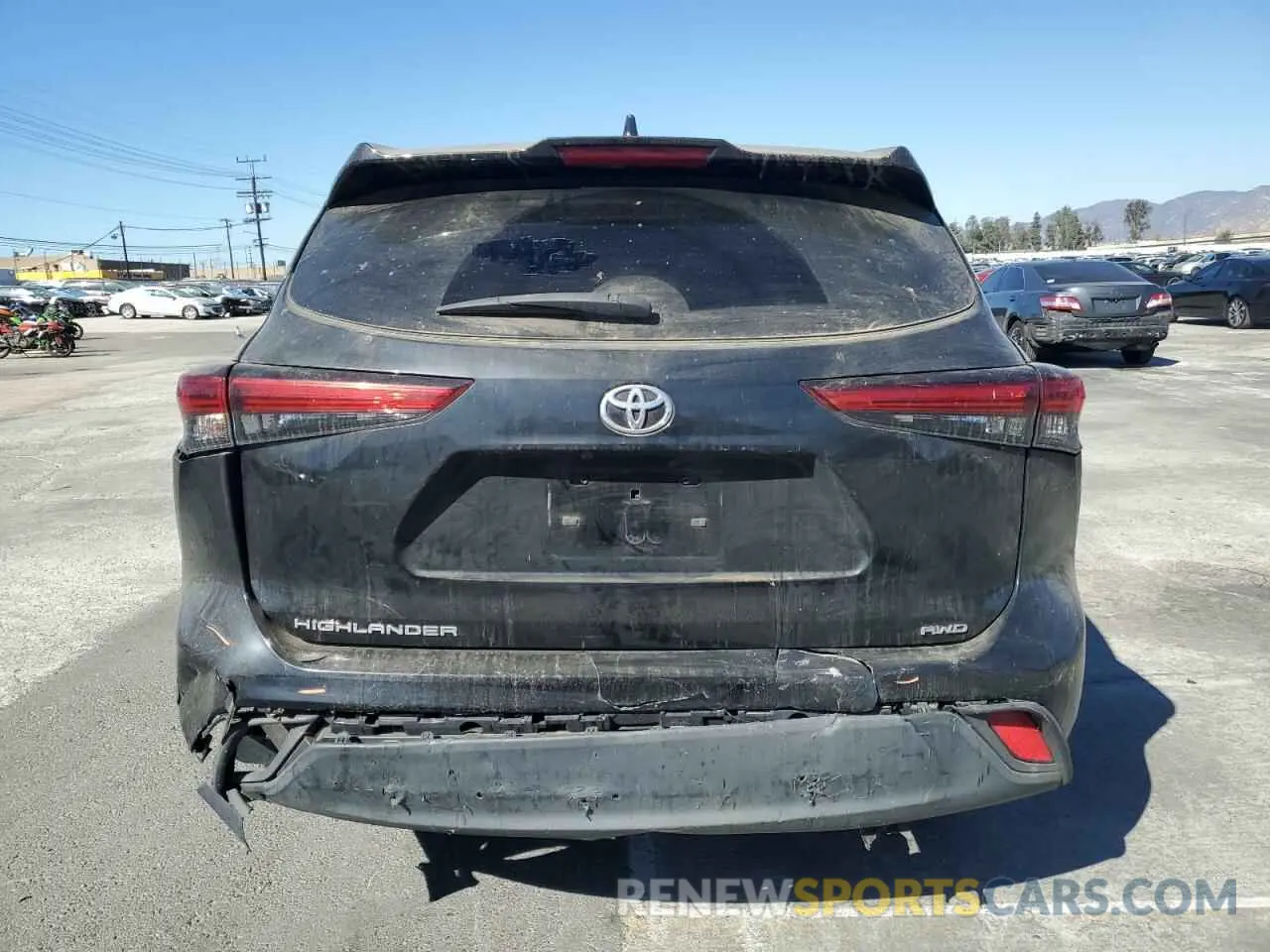 6 Photograph of a damaged car 5TDCZRBH2MS070161 TOYOTA HIGHLANDER 2021