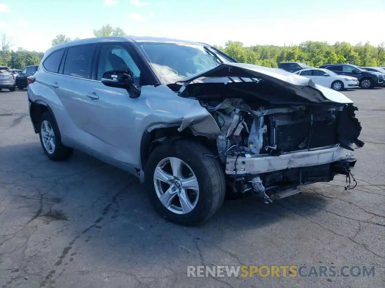 1 Photograph of a damaged car 5TDCZRBH4MS527486 TOYOTA HIGHLANDER 2021