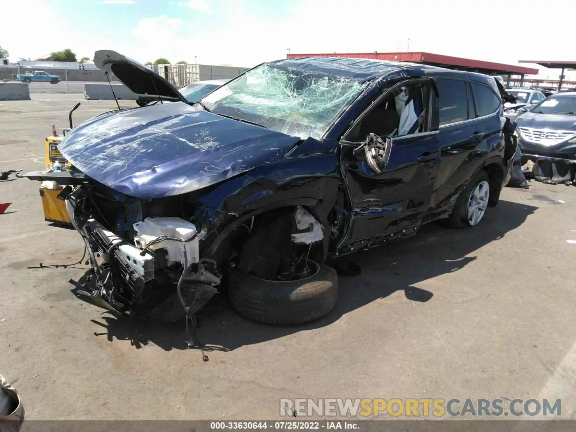 2 Photograph of a damaged car 5TDCZRBH4MS542165 TOYOTA HIGHLANDER 2021