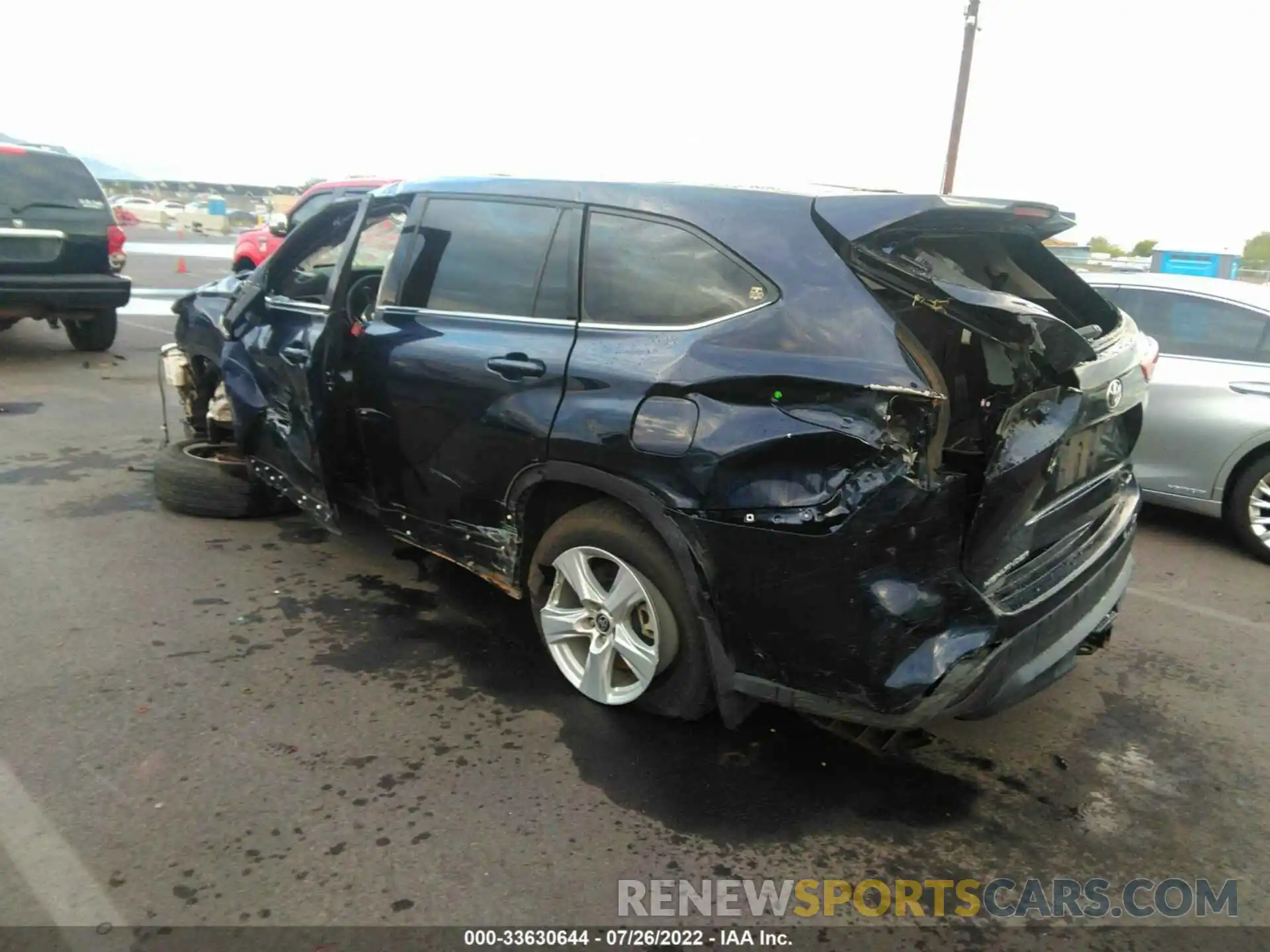 3 Photograph of a damaged car 5TDCZRBH4MS542165 TOYOTA HIGHLANDER 2021