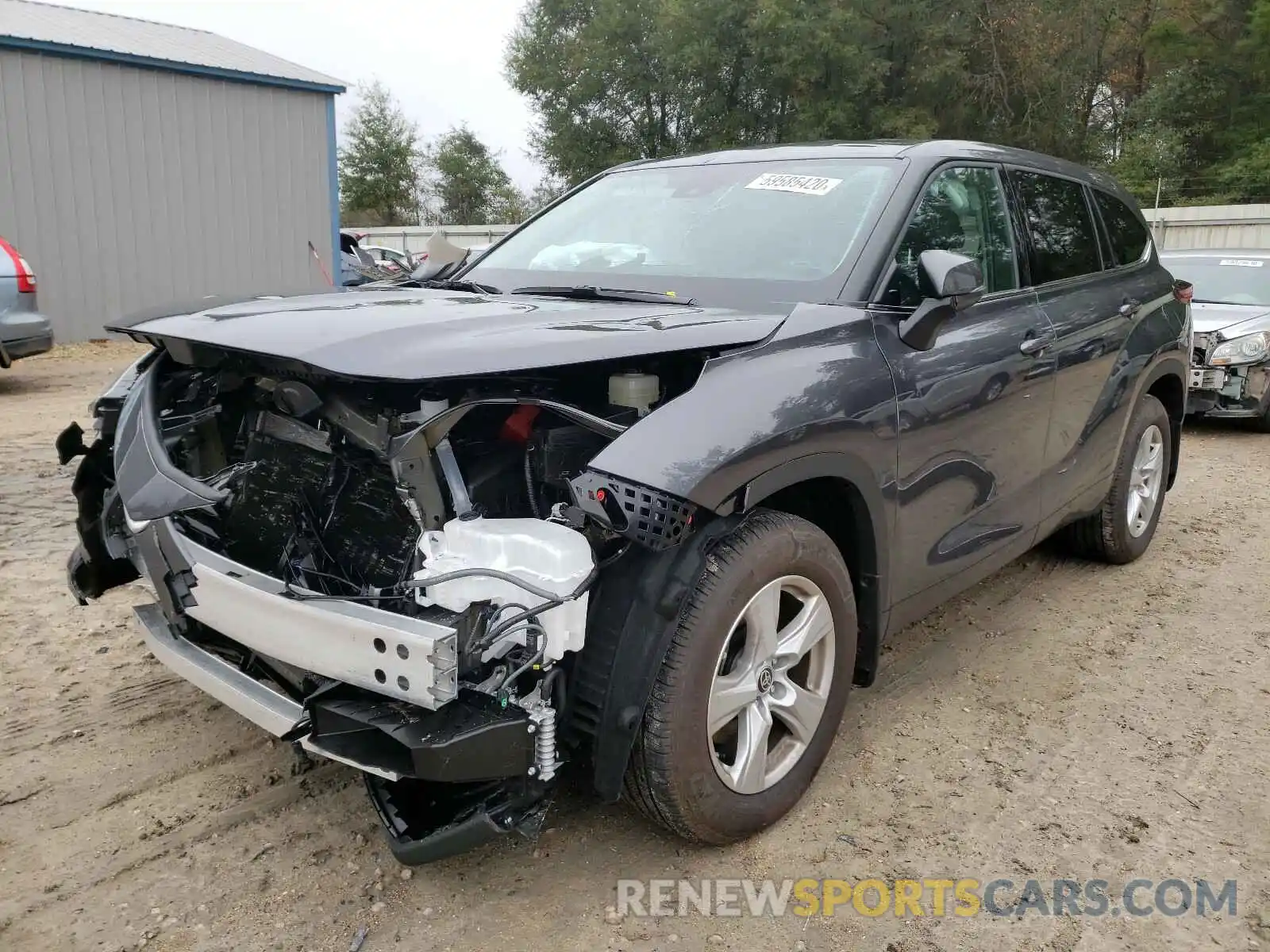 2 Photograph of a damaged car 5TDCZRBH6MS059034 TOYOTA HIGHLANDER 2021