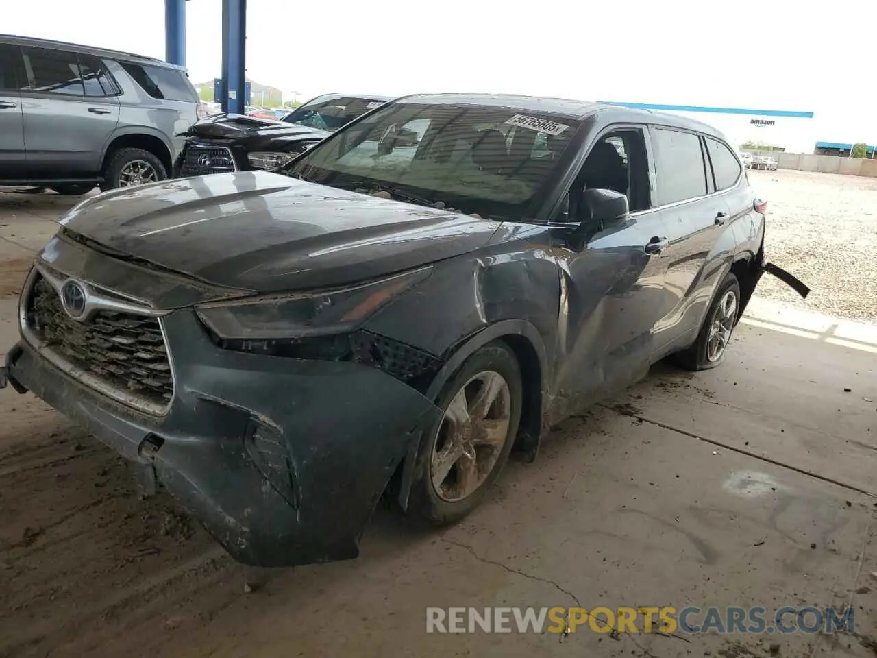 1 Photograph of a damaged car 5TDCZRBH7MS079017 TOYOTA HIGHLANDER 2021