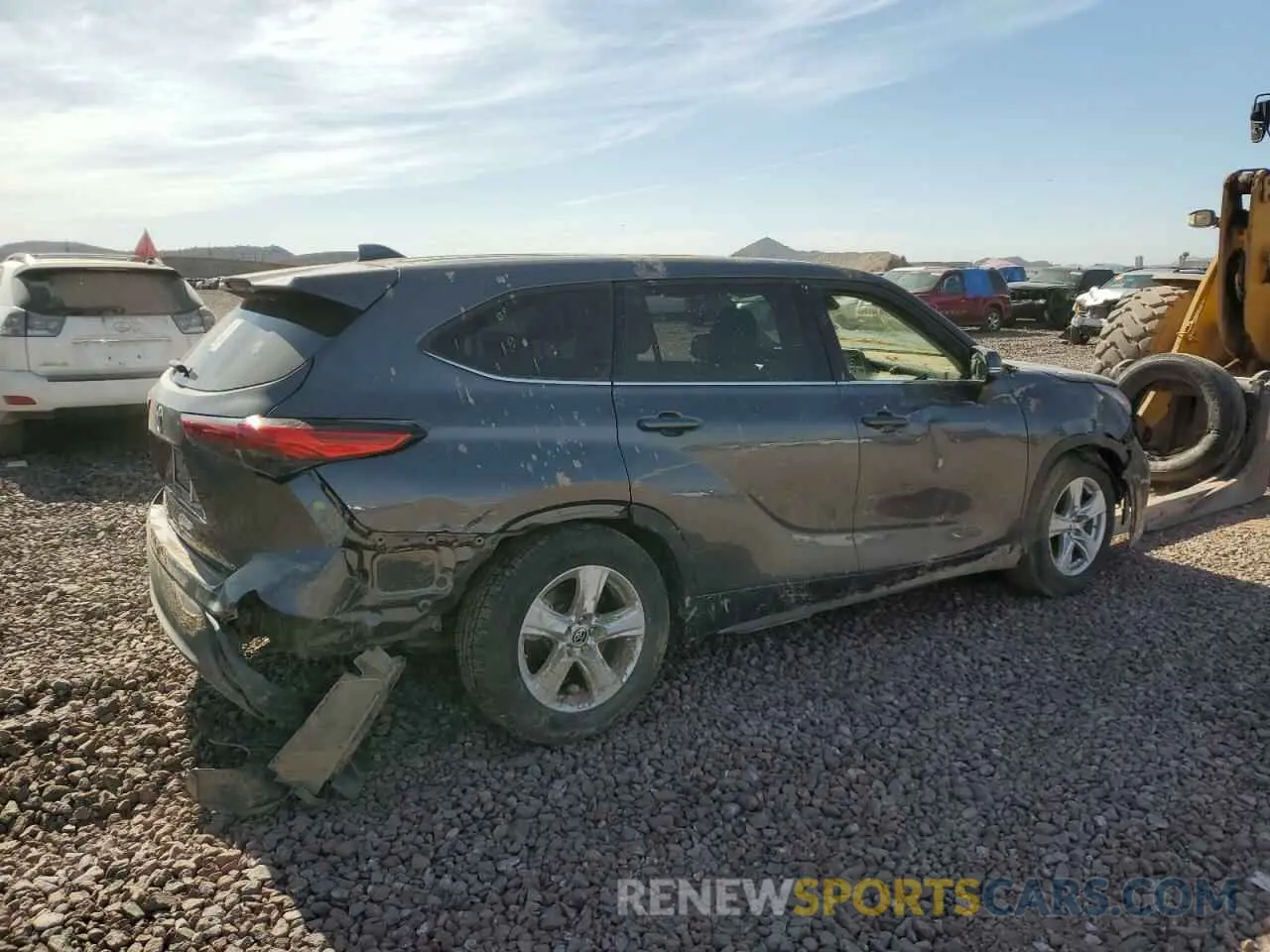 3 Photograph of a damaged car 5TDCZRBH7MS079017 TOYOTA HIGHLANDER 2021