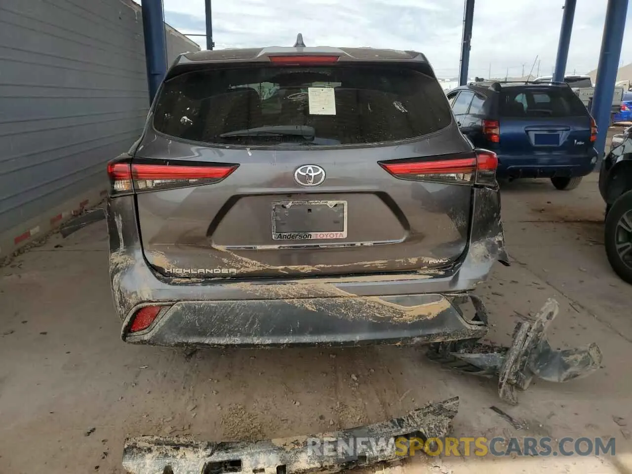 6 Photograph of a damaged car 5TDCZRBH7MS079017 TOYOTA HIGHLANDER 2021