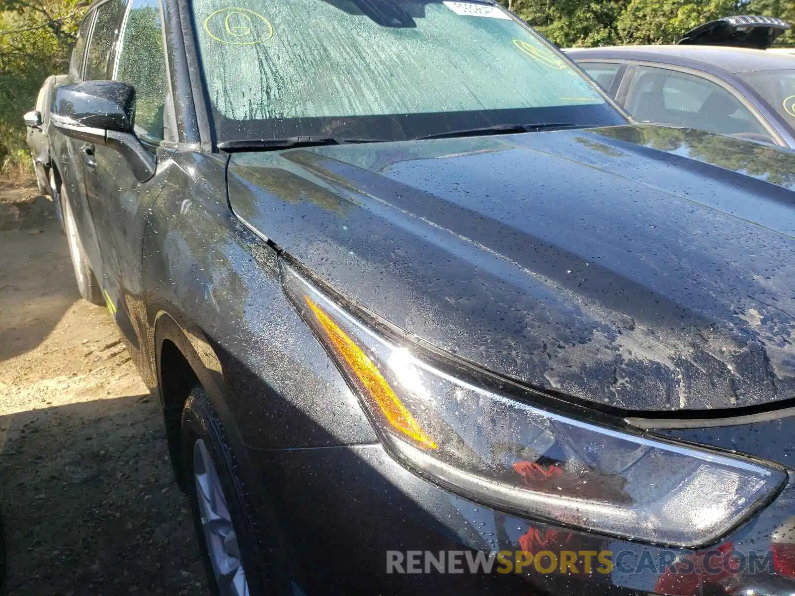 1 Photograph of a damaged car 5TDCZRBH9MS137662 TOYOTA HIGHLANDER 2021