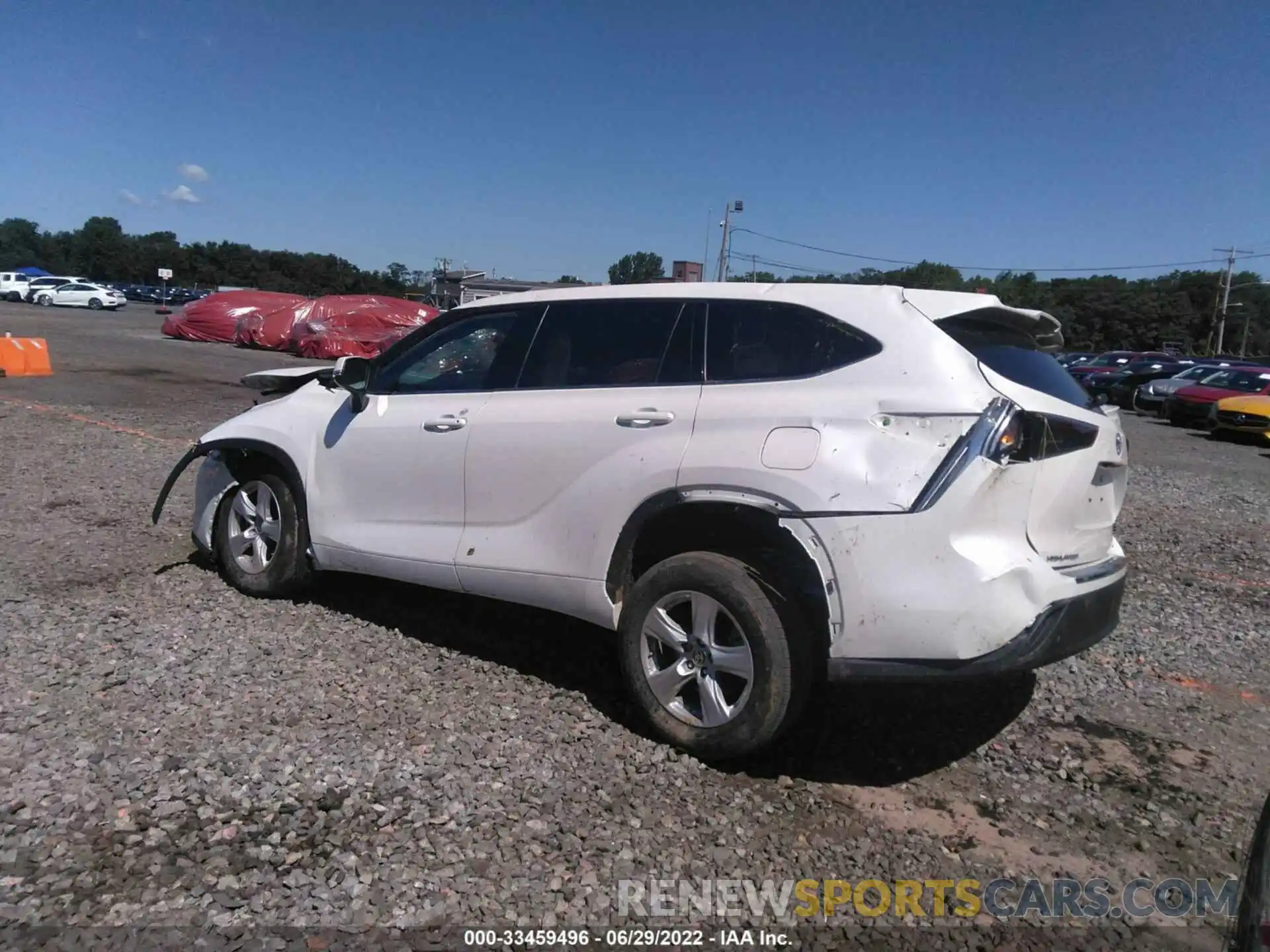 3 Photograph of a damaged car 5TDCZRBHXMS100684 TOYOTA HIGHLANDER 2021