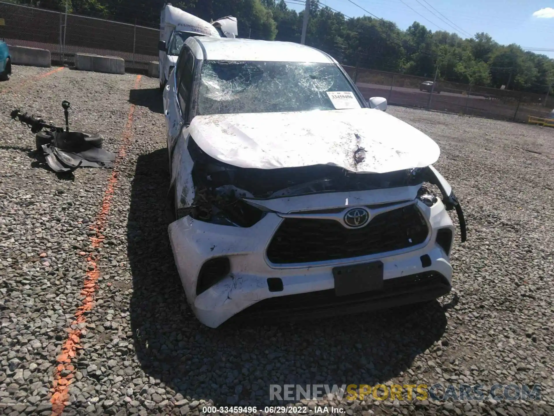 6 Photograph of a damaged car 5TDCZRBHXMS100684 TOYOTA HIGHLANDER 2021