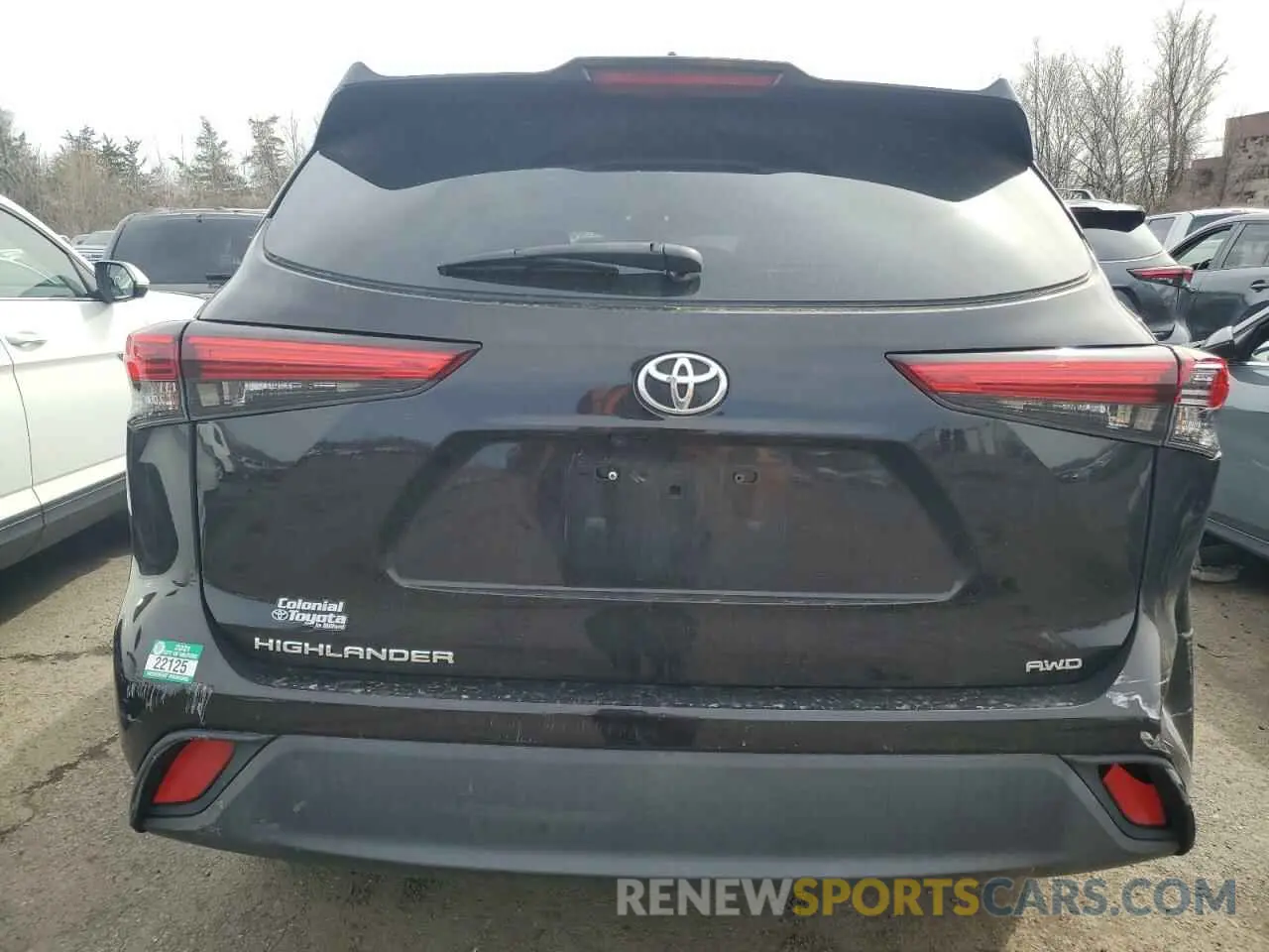 6 Photograph of a damaged car 5TDCZRBHXMS135869 TOYOTA HIGHLANDER 2021