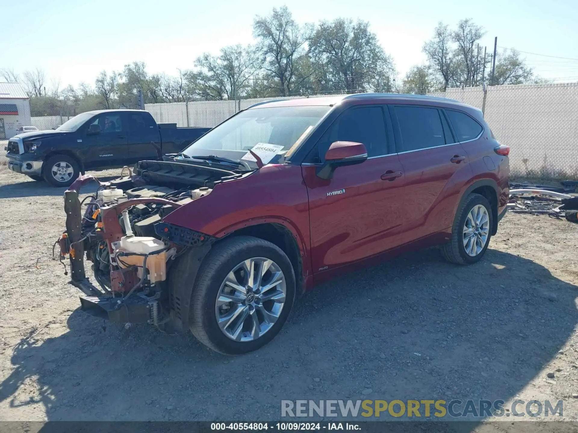 2 Photograph of a damaged car 5TDDBRCH0MS521272 TOYOTA HIGHLANDER 2021
