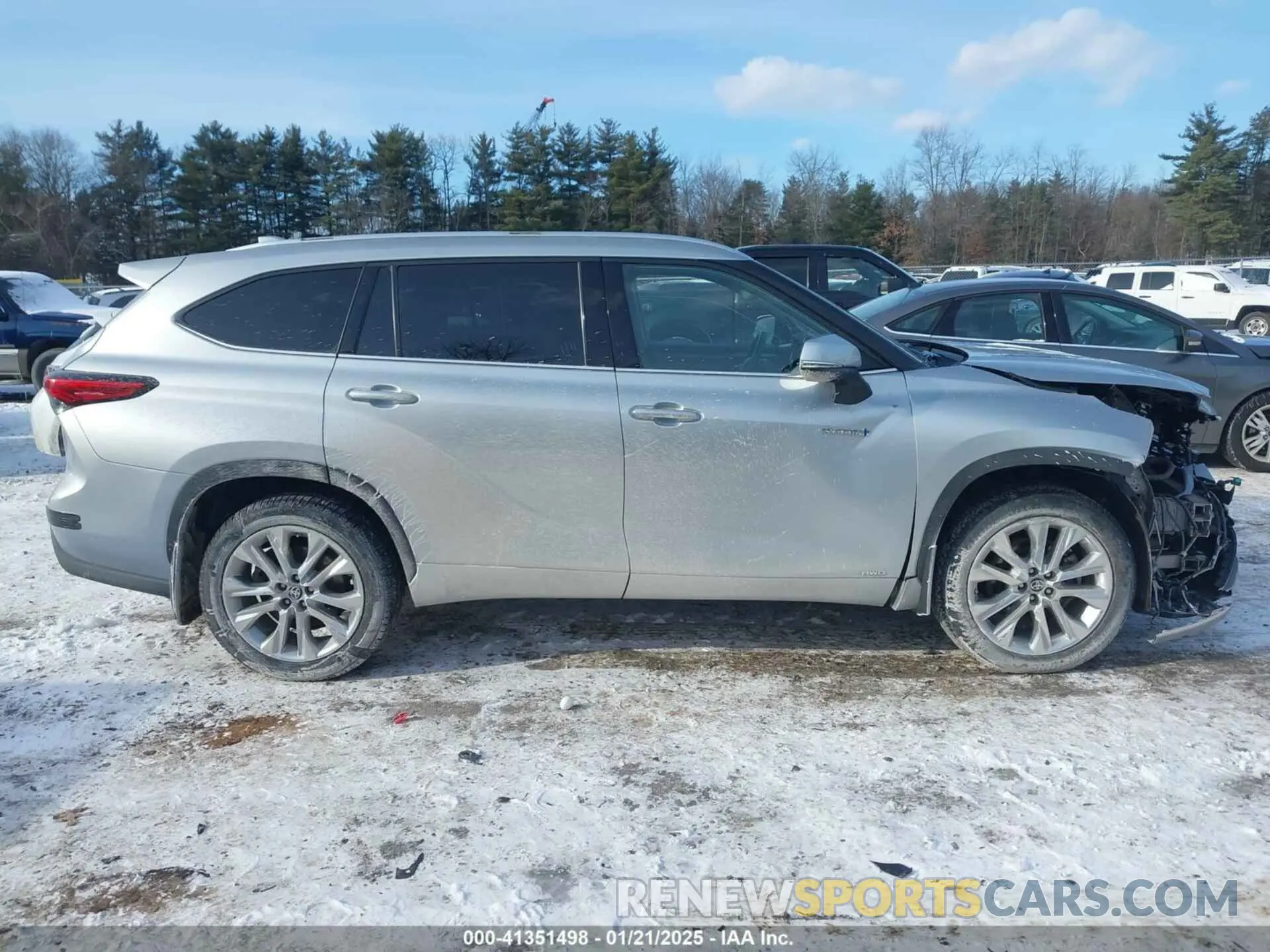 13 Photograph of a damaged car 5TDDBRCH3MS016844 TOYOTA HIGHLANDER 2021