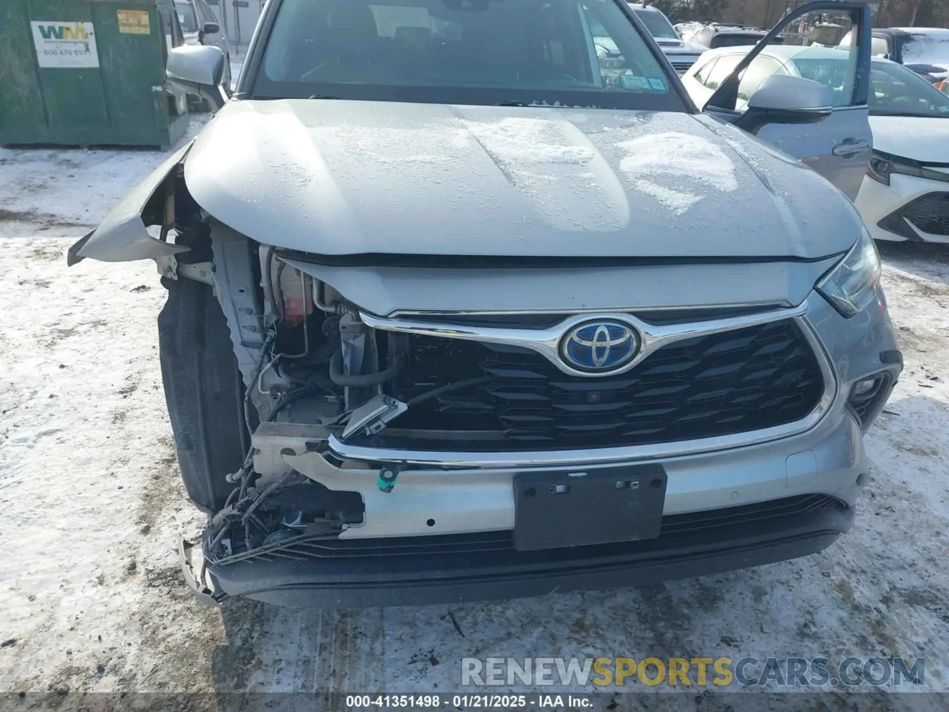 6 Photograph of a damaged car 5TDDBRCH3MS016844 TOYOTA HIGHLANDER 2021