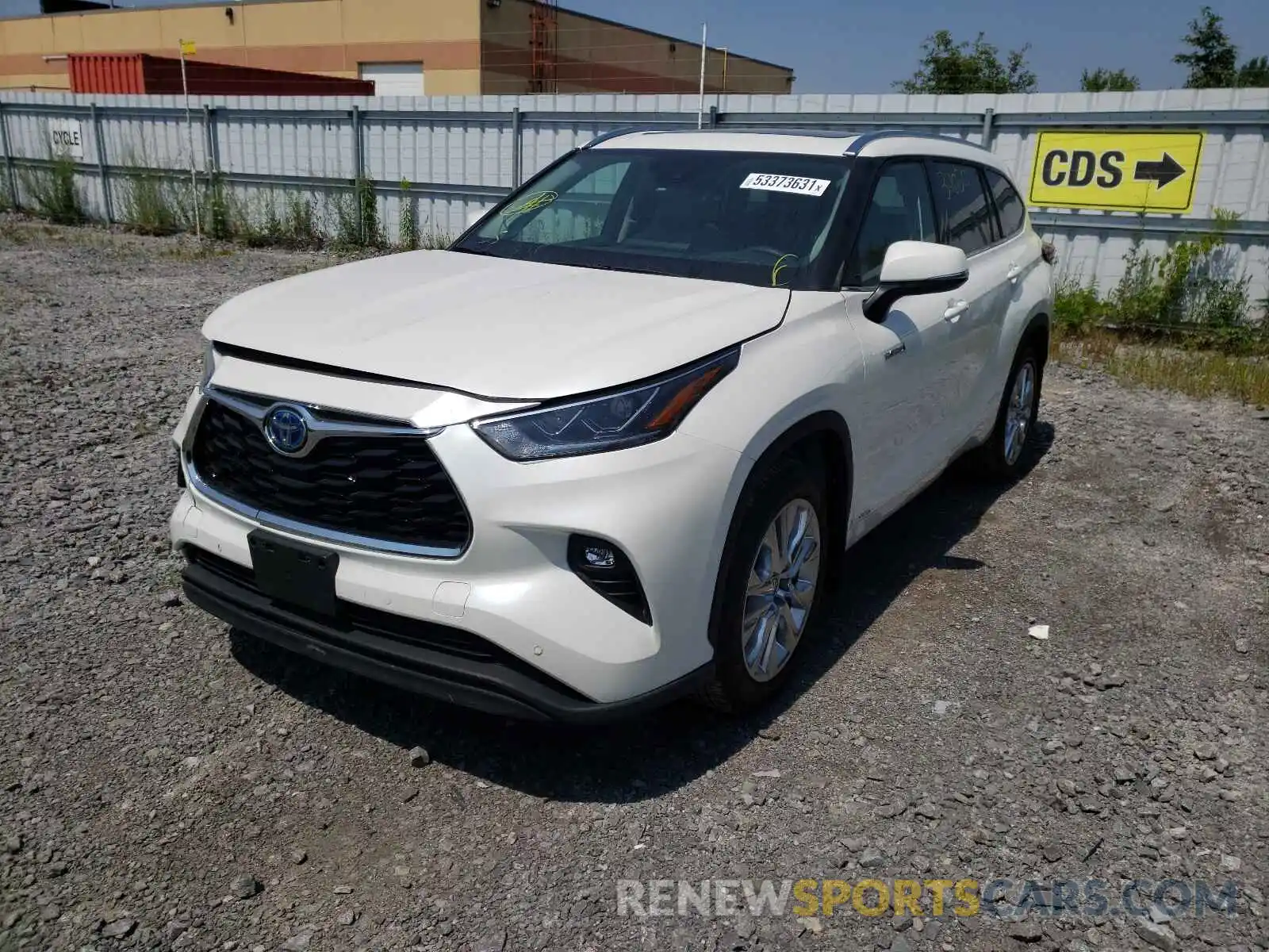 2 Photograph of a damaged car 5TDDBRCH8MS032344 TOYOTA HIGHLANDER 2021