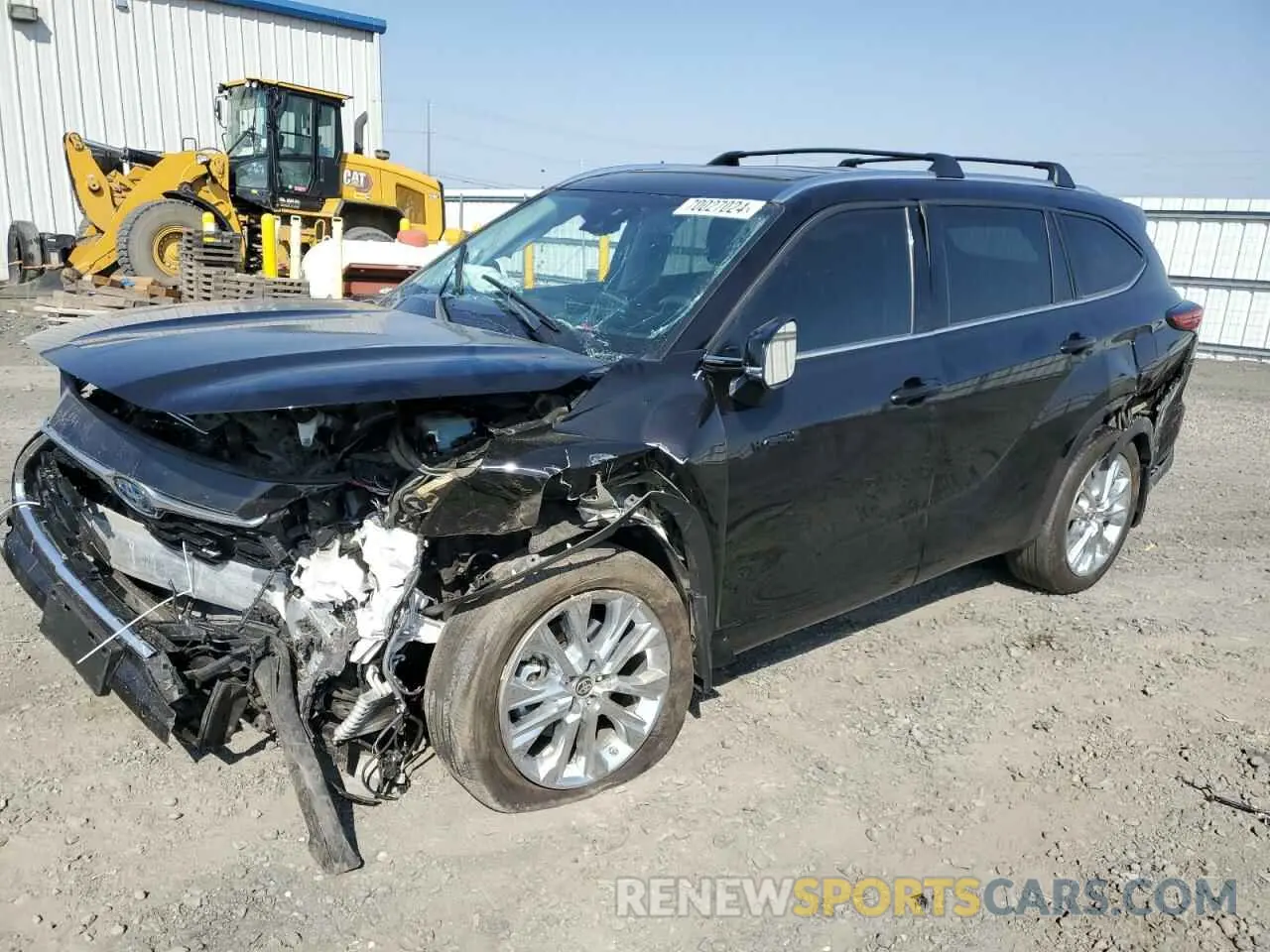 1 Photograph of a damaged car 5TDDBRCH9MS058547 TOYOTA HIGHLANDER 2021