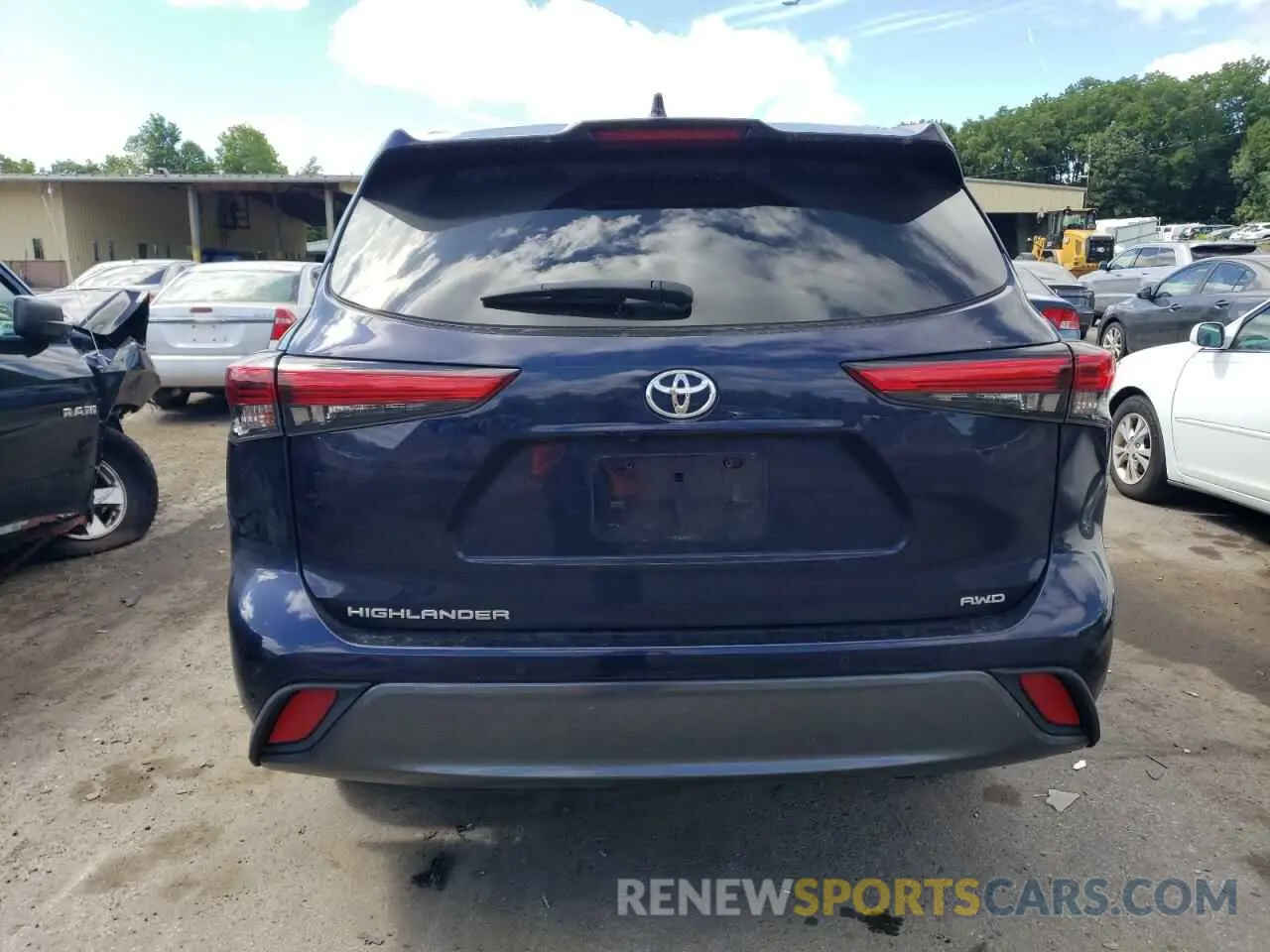 6 Photograph of a damaged car 5TDDZRBH0MS114761 TOYOTA HIGHLANDER 2021