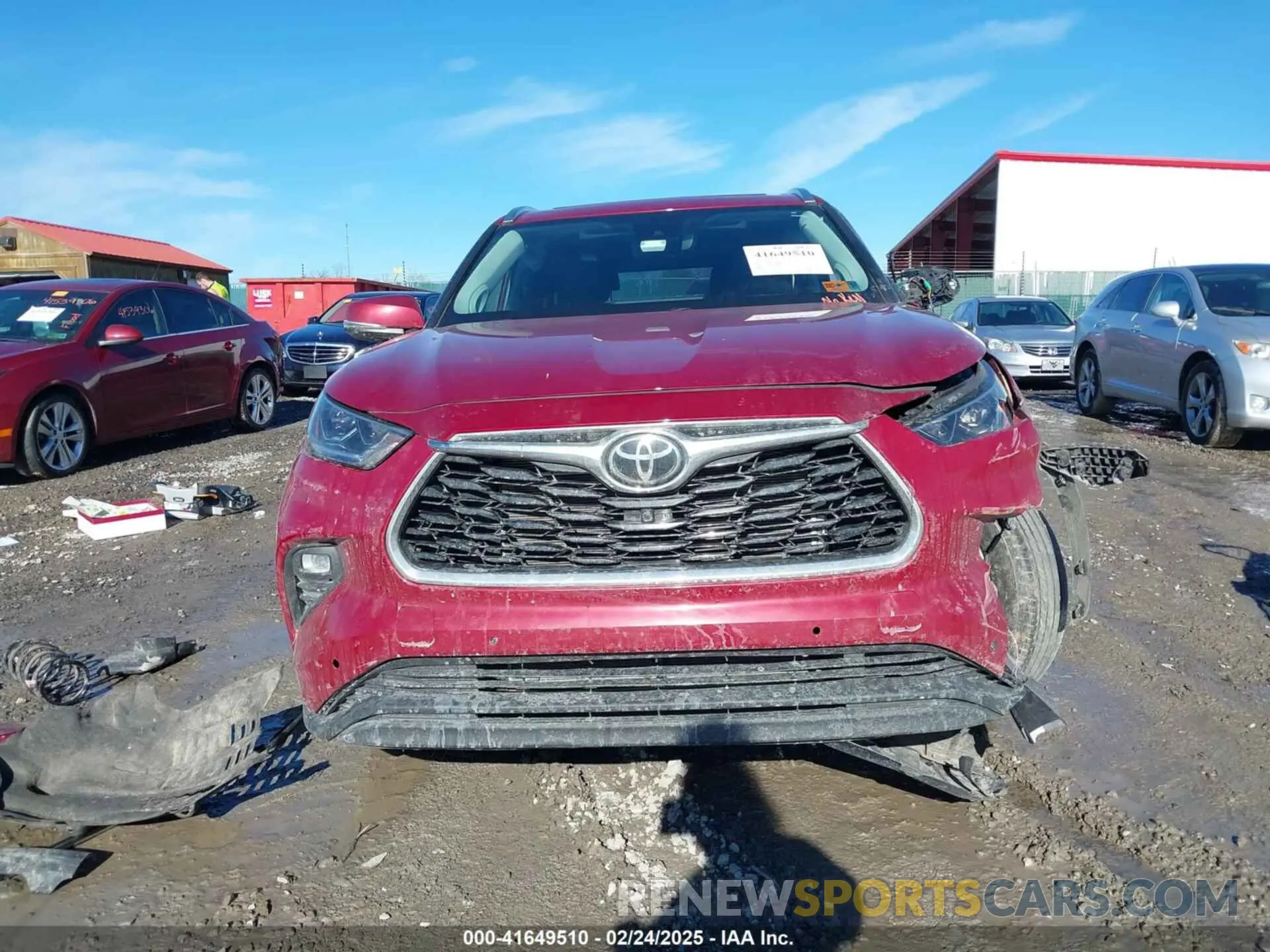 13 Photograph of a damaged car 5TDDZRBH0MS132113 TOYOTA HIGHLANDER 2021