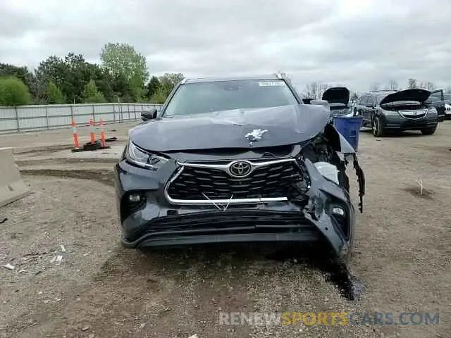 14 Photograph of a damaged car 5TDDZRBH1MS524470 TOYOTA HIGHLANDER 2021