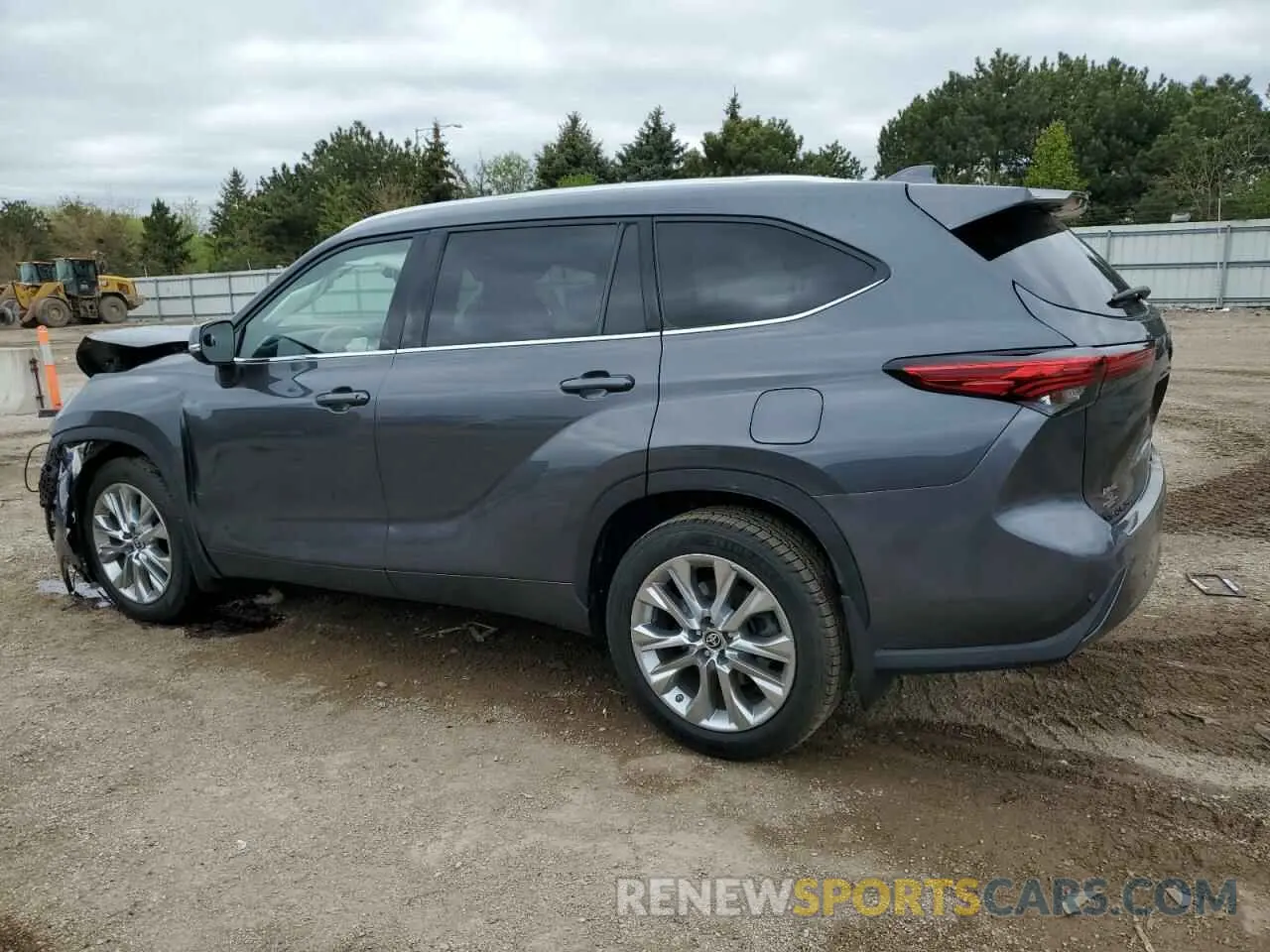 2 Photograph of a damaged car 5TDDZRBH1MS524470 TOYOTA HIGHLANDER 2021