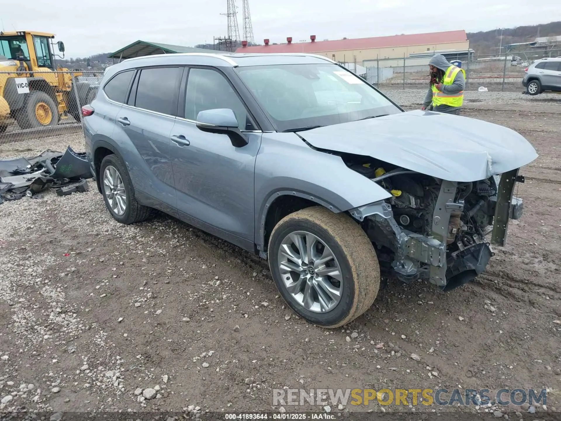 1 Photograph of a damaged car 5TDDZRBH2MS108413 TOYOTA HIGHLANDER 2021