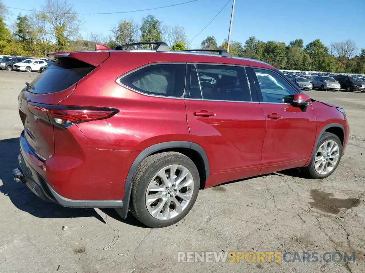 3 Photograph of a damaged car 5TDDZRBH2MS117984 TOYOTA HIGHLANDER 2021