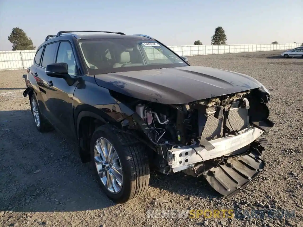 1 Photograph of a damaged car 5TDDZRBH4MS159251 TOYOTA HIGHLANDER 2021