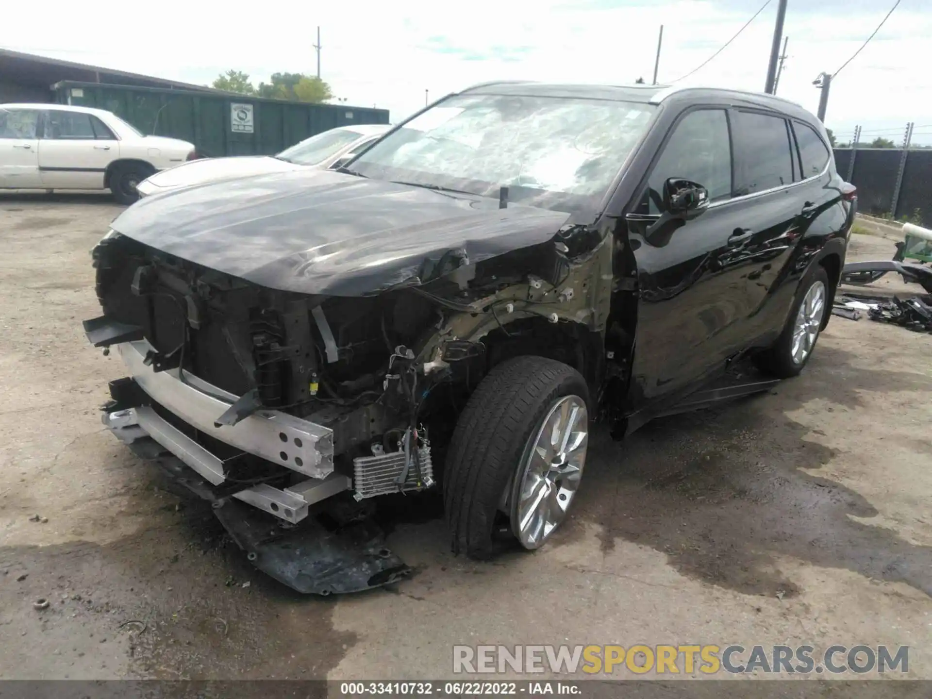 2 Photograph of a damaged car 5TDDZRBH5MS083216 TOYOTA HIGHLANDER 2021