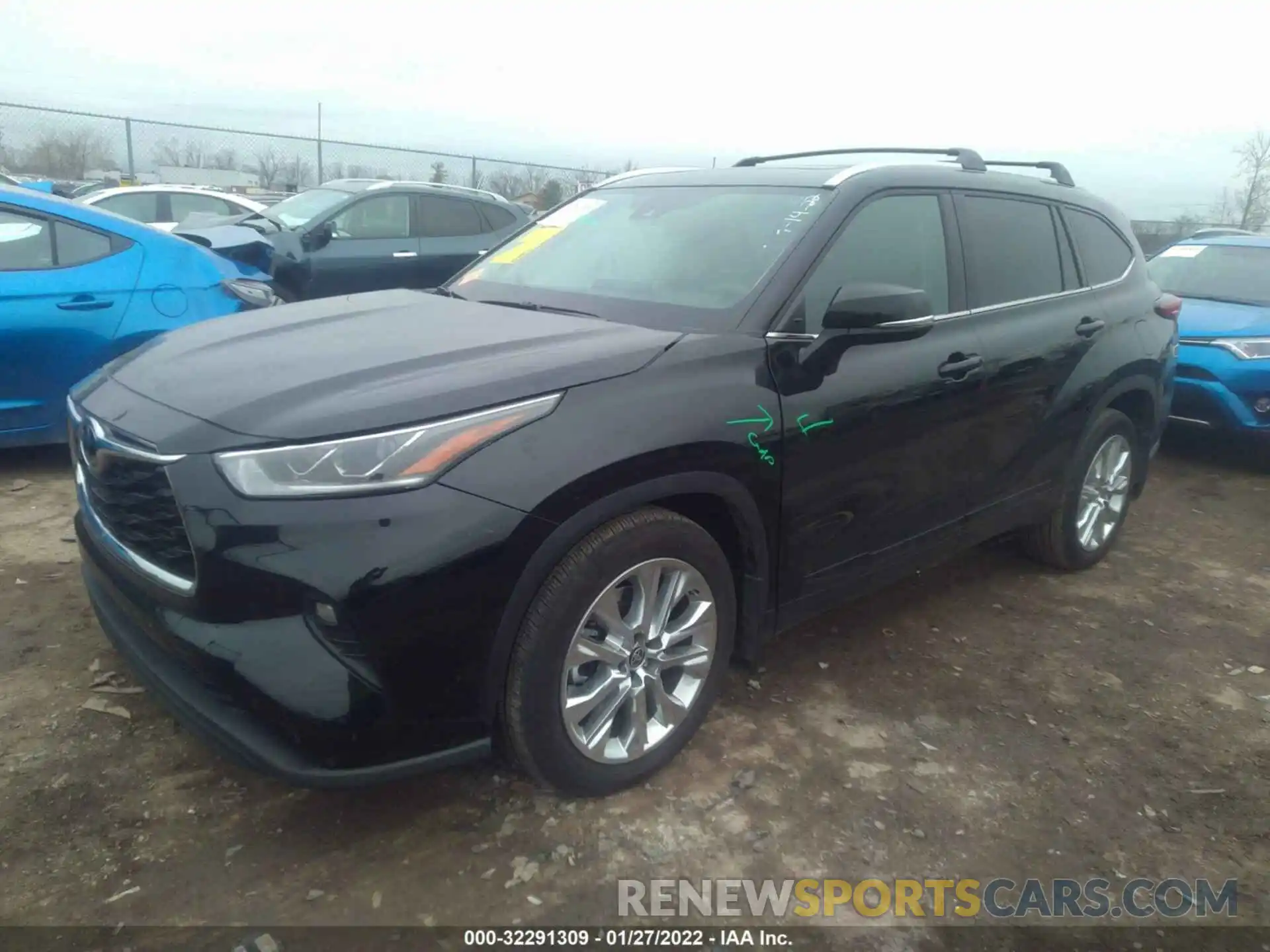 2 Photograph of a damaged car 5TDDZRBH6MS551289 TOYOTA HIGHLANDER 2021