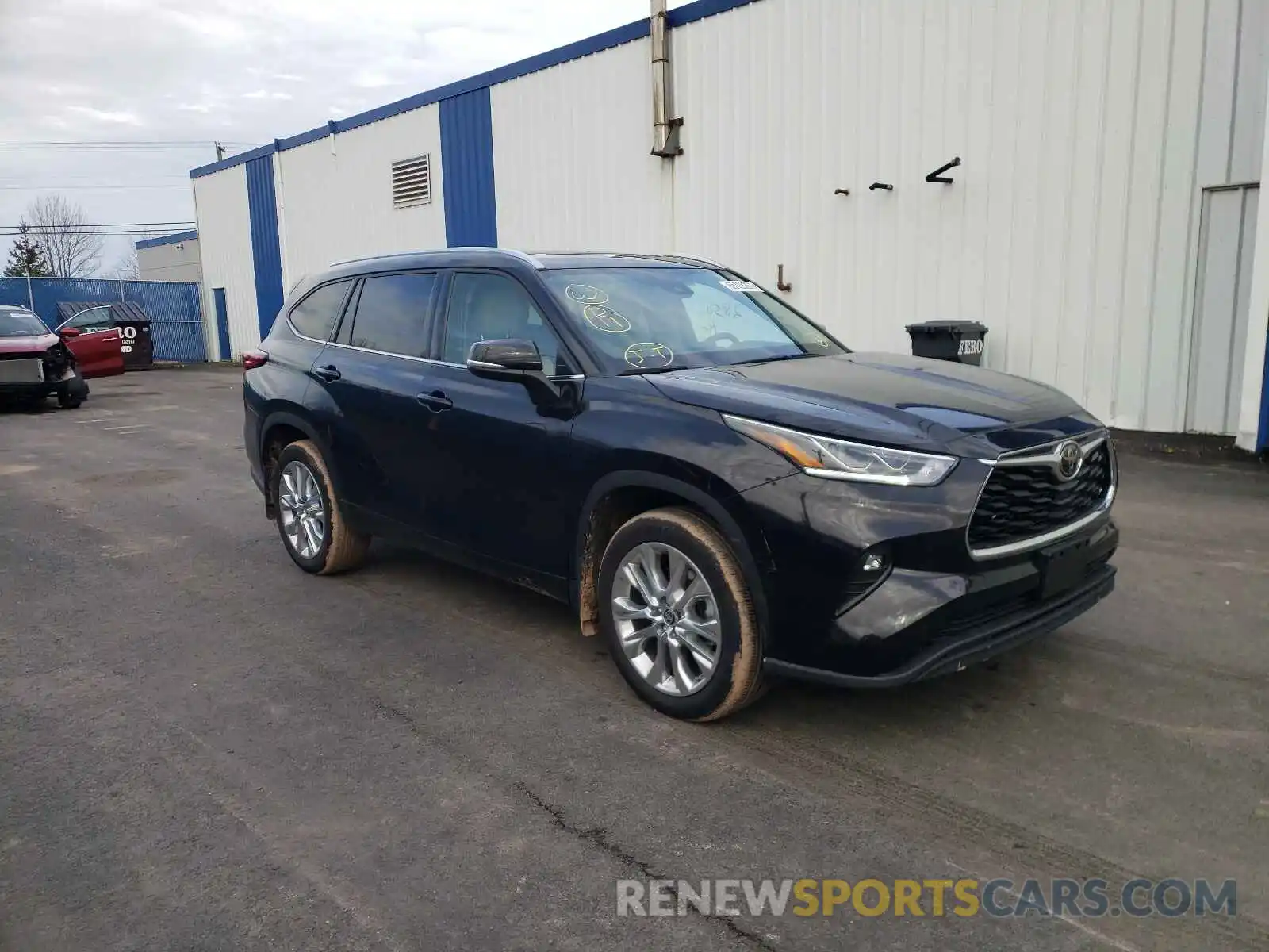 1 Photograph of a damaged car 5TDDZRBH7MS091284 TOYOTA HIGHLANDER 2021